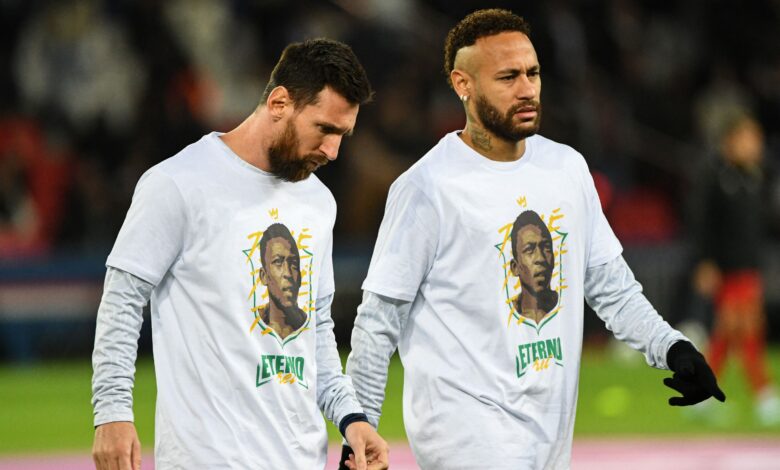 ميسي - نيمار - بيليه