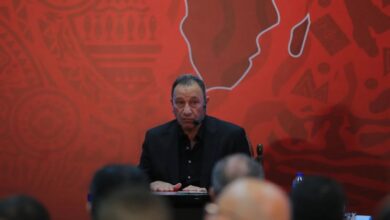 محمود الخطيب - رئيس النادي الأهلي المصري، تصوير: مصطفى الشحات