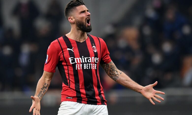 أوليفيه جيرو - ميلان (المصدر:Gettyimages)