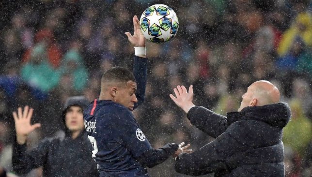 زين الدين زيدان - كيليان مبابي (المصدر:Gettyimages)