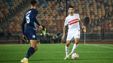 أحمد فتوح - الزمالك - تصوير: مصطفى الشحات