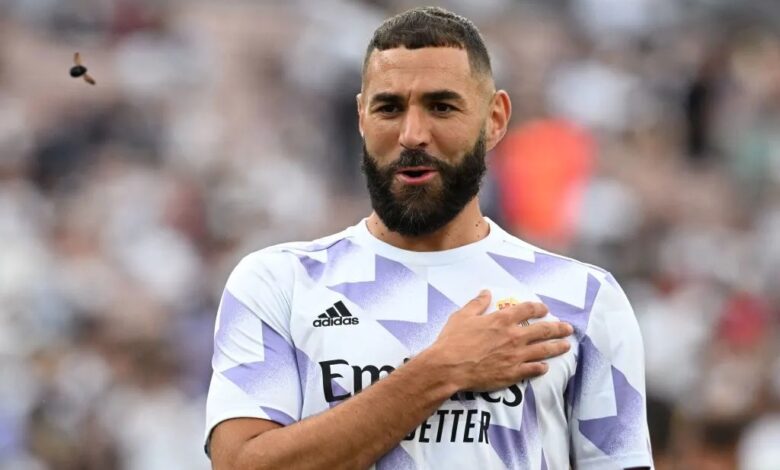 كريم بنزيما - مباراة الكلاسيكو - ريال مدريد (المصدر:Gettyimages)