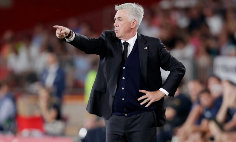 أنشيلوتي - ريال مدريد (المصدر:Gettyimages)