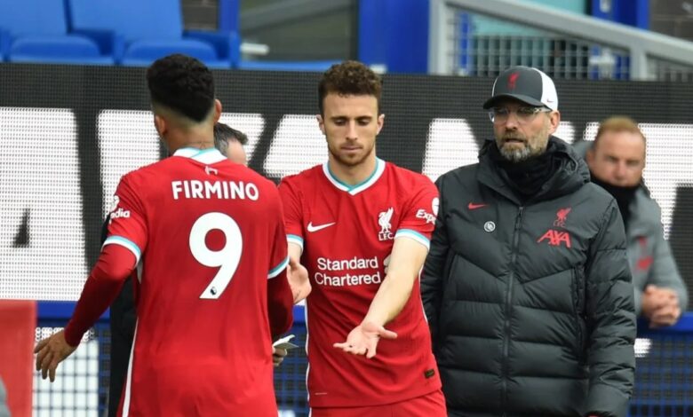 جوتا - فيرمينو - ليفربول (المصدر:Gettyimages)