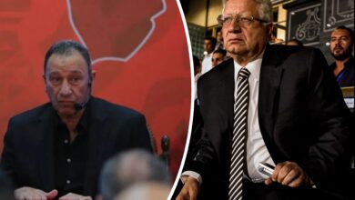 رئيس الزمالك: مرتضى منصور - محمود الخطيب رئيس الأهلي