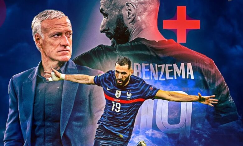 ديدييه ديشامب - كريم بنزيما (منتخب فرنسا)