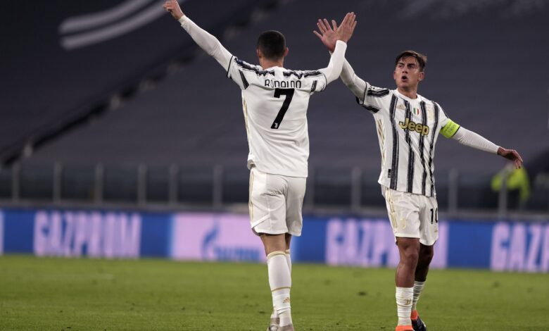 باولو ديبالا - كريستيانو رونالدو (المصدر:Gettyimages)