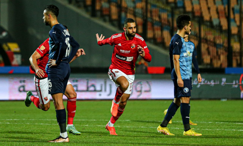 الأهلي ضد بيراميدز - تصوير مصطفى الشحات