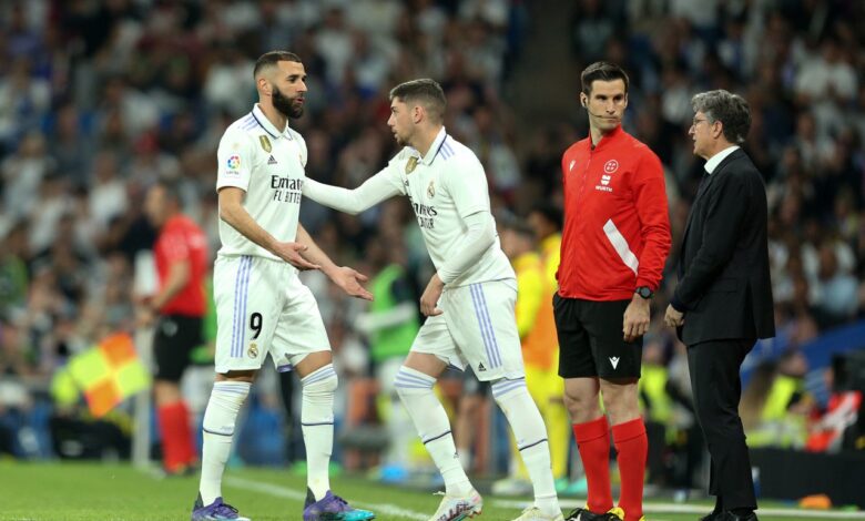 فيدريكو فالفيردي - كريم بنزيما ( تشكيل ريال مدريد) - المصدر:Gettyimages