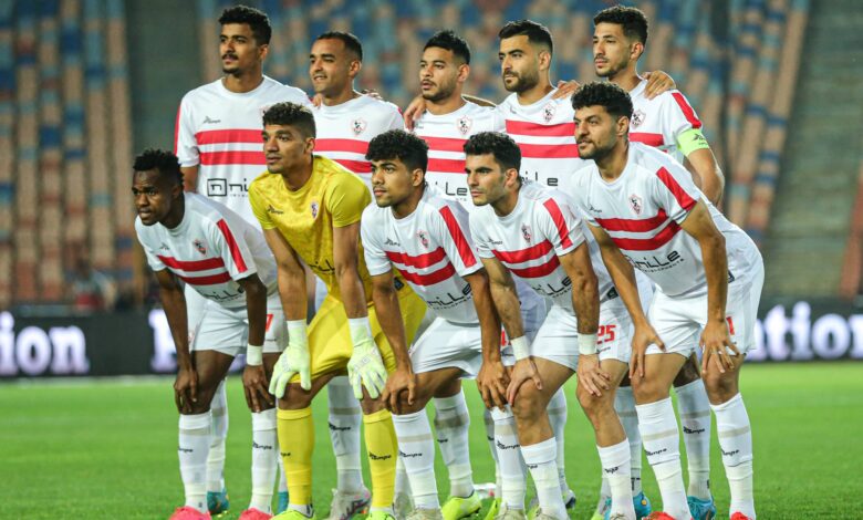 تشكيل الزمالك (تصوير: مصطفى الشحات)