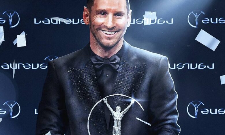ليونيل ميسي يفوز بجائزة أفضل رياضي لعام 2022