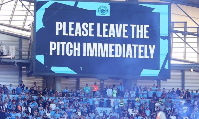 جماهير مانشستر سيتي (المصدر:Gettyimages)