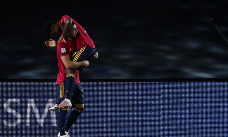 أنسو فاتي - منتخب إسبانيا (المصدر:Gettyimages)