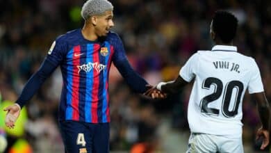 رونالد أراوخو - فينيسيوس جونيور - برشلونة - ريال مدريد - المصدر: Gettyimages