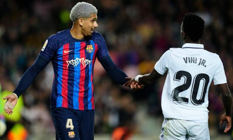 رونالد أراوخو - فينيسيوس جونيور - برشلونة - ريال مدريد - المصدر: Gettyimages