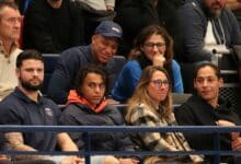 فايزة العماري - كيليان مبابي - إيثان مبابي - المصدر: Gettyimages