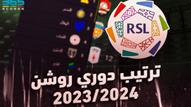 ترتيب دوري روشن السعودي