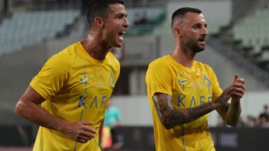 كريستيانو رونالدو - بروزوفيتش - تشكيل النصر السعودي (ألمصدرgettyimages)