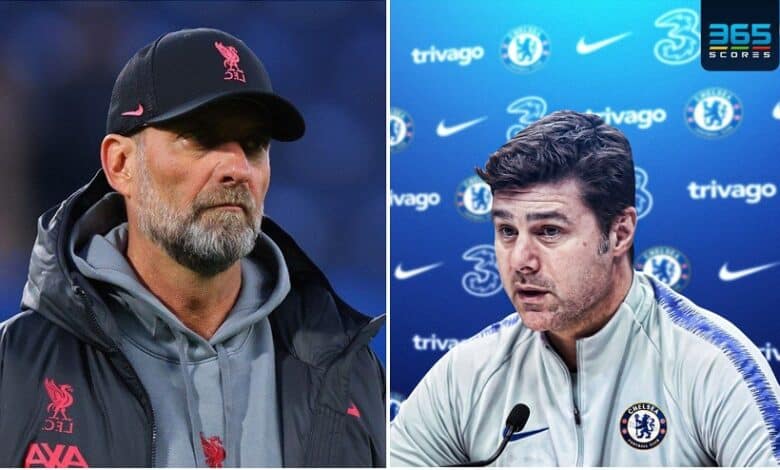 ماوريسيو بوتشيتينو مدرب تشيلسي ويورجن كلوب مدرب ليفربول