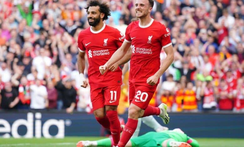 ديجو جوتا - محمد صلاح - ليفربول (المصدر:Gettyimages)