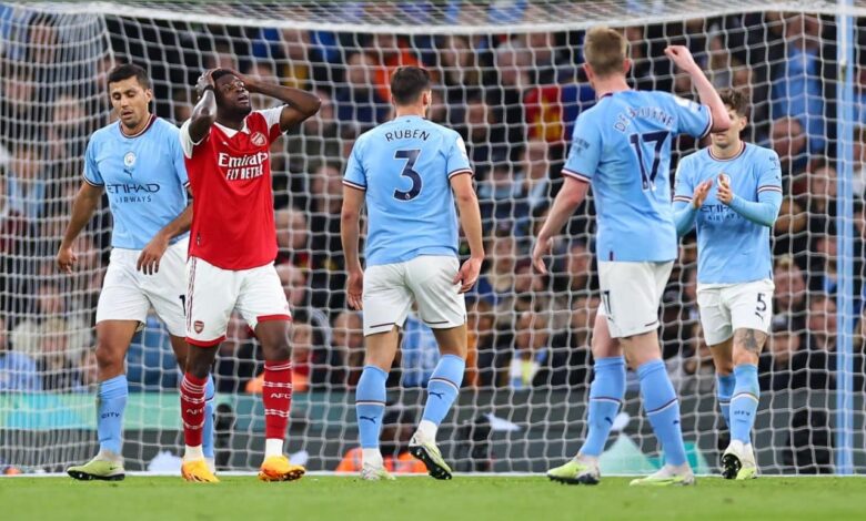 مانشستر سيتي ضد أرسنال (المصدر:Gettyimages)