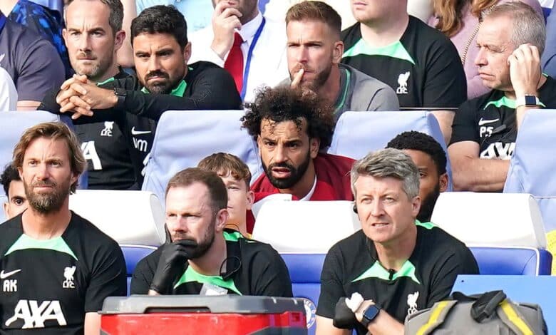 محمد صلاح بعد استبداله مع ليفربول