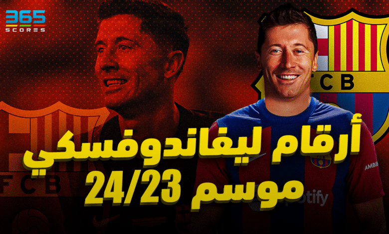 أرقام روبرت ليفاندوفسكي موسم 2023/2024