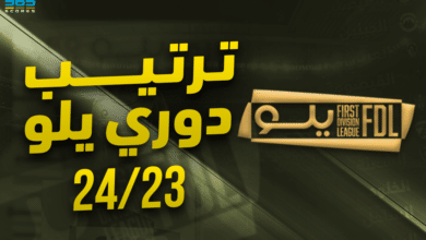 جدول ترتيب دوري يلو 2023/2024