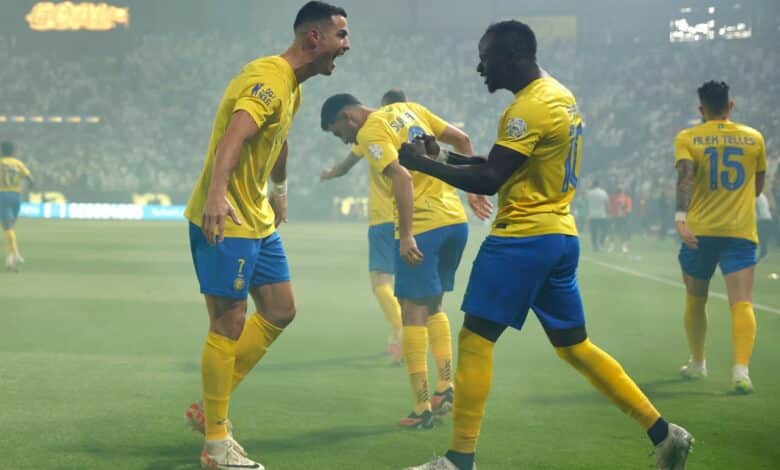 كريستيانو رونالدو - ساديو ماني - تشكيل النصر السعودي (المصدر:Gettyimages)