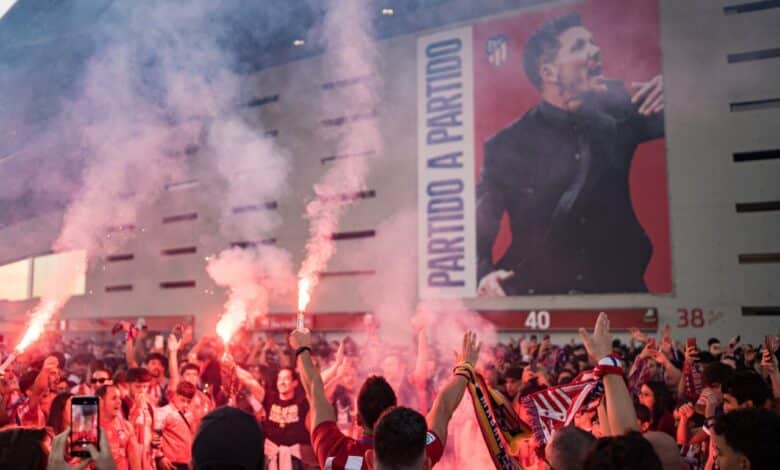 جماهير أتلتيكو مدريد (المصدر:Gettyimages)