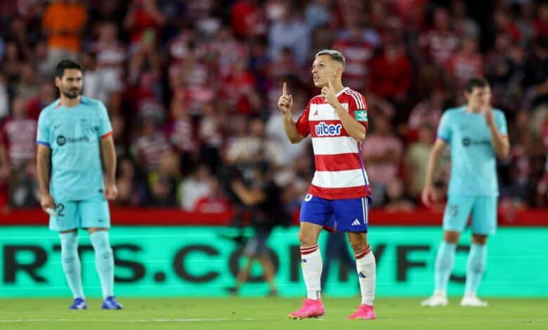 بريان زاراجوزا - غرناطة ضد برشلونة (المصدر:Gettyimages)