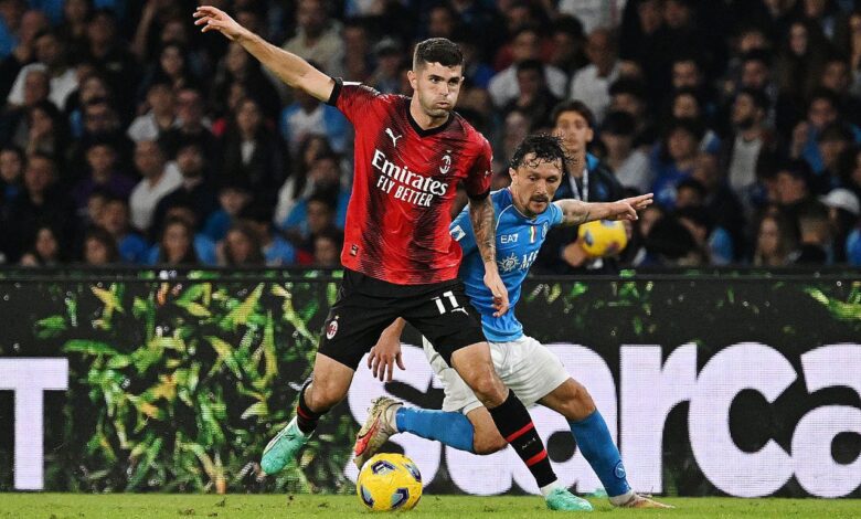 نابولي ضد ميلان (المصدر:Gettyimages)