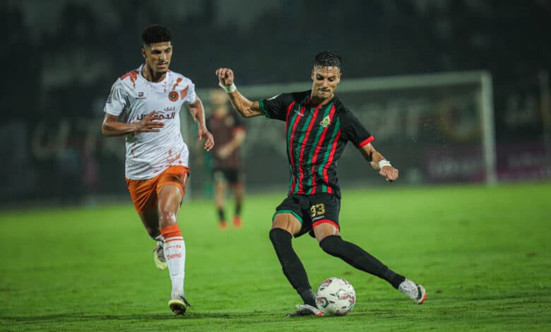 الجيش الملكي ضد نهضة بركان