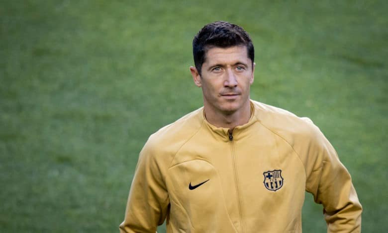 روبرت ليفاندوفسكي - برشلونة (المصدر:Gettyimages)