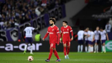 تولوز ضد ليفربول - محمد صلاح (المصدر:Gettyimages) تشكيل ليفربول