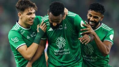 فراس البريكان - جابري فيجا - تشكيل الأهلي السعودي (المصدر:Gettyimages)