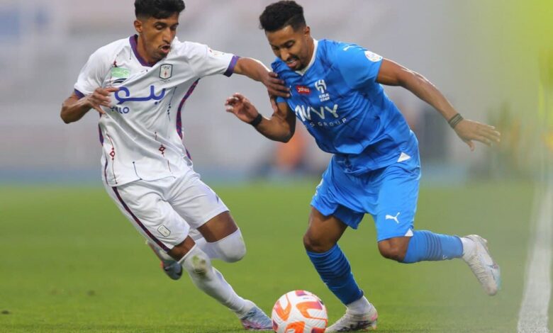 سالم الدوسري مهاجم الهلال السعودي (المصدر:Gettyimages)