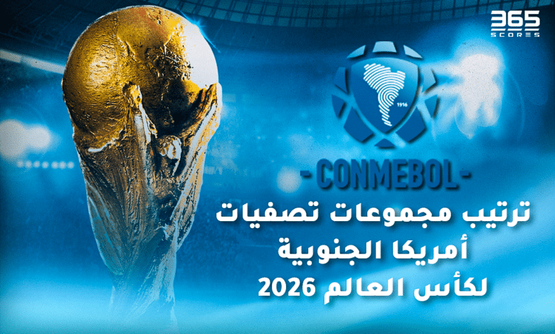 ترتيب مجموعات تصفيات أمريكا الجنوبية لكأس العالم 2026