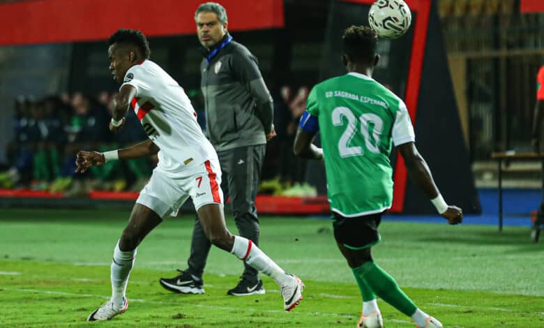 معتمد جمال - الزمالك ضد ساجرادا