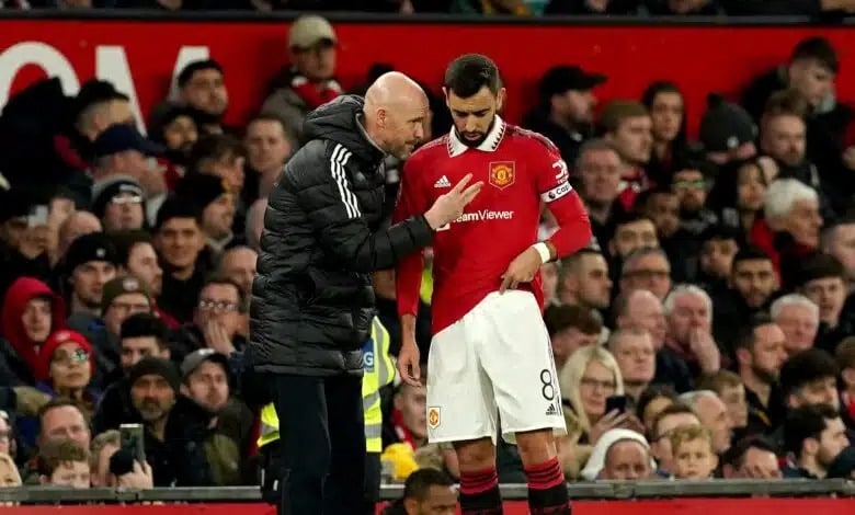 مانشستر يونايتد - برونو فيرنانديز - إيريك تين هاج