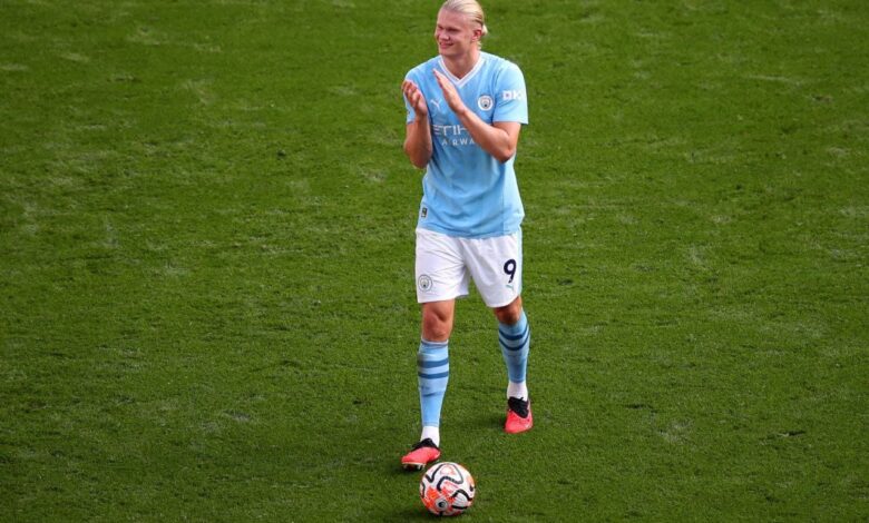 مانشستر سيتي ضد إيفرتون - إرلينج هالاند