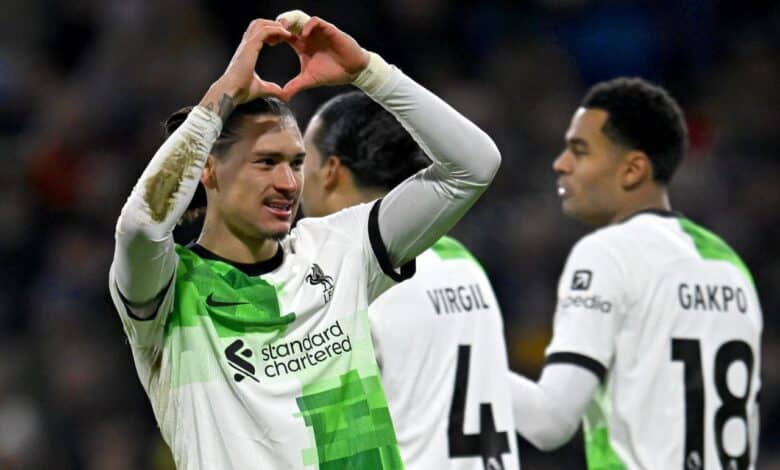 ليفربول - داروين نوينز تشكيل ليفربول