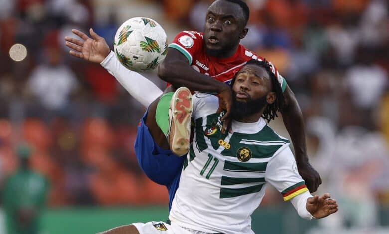 منتخب الكاميرون - جامبيا - محمد سانيه - جورج نكودو