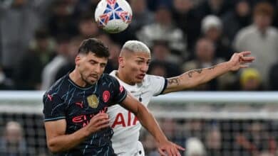 مانشستر سيتي ضد توتنهام (المصدر:Gettyimages)