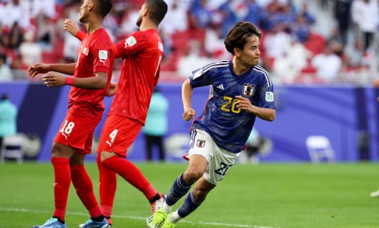 اليابان ضد البحرين