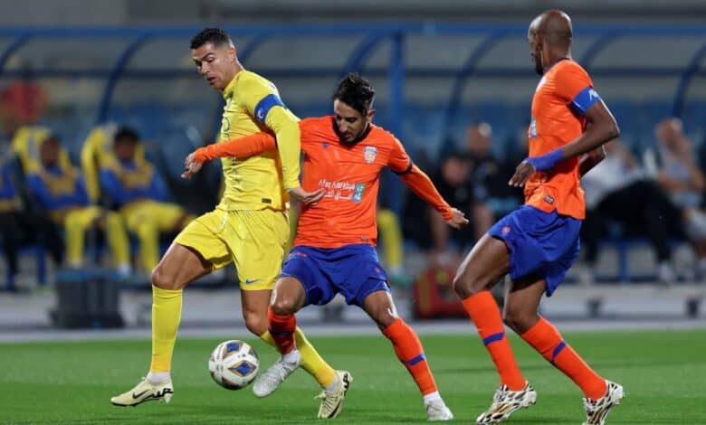 تشكيل النصر ضد الفيحاء