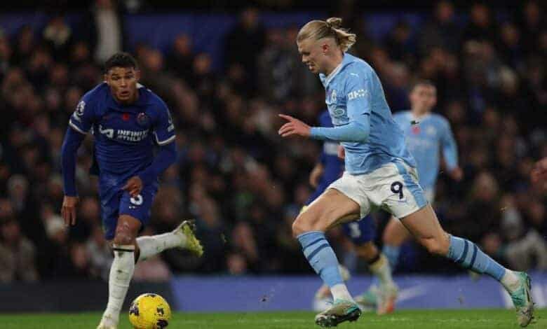 تشكيل مانشستر سيتي ضد تشيلسي - إرلينج هالاند