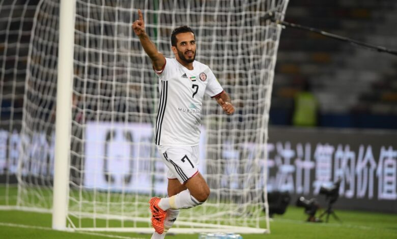 أرقام علي مبخوت مع منتخب الإمارات