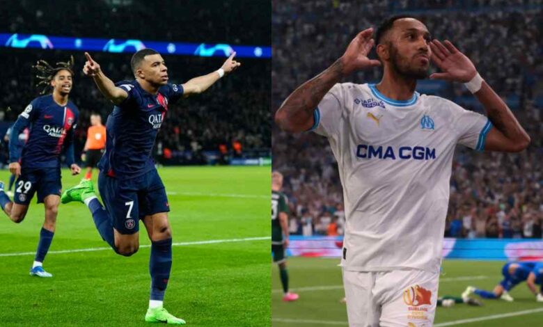مباراة باريس سان جيرمان ضد مارسيليا