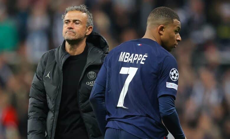 كيليان مبابي - لويس إنريكي